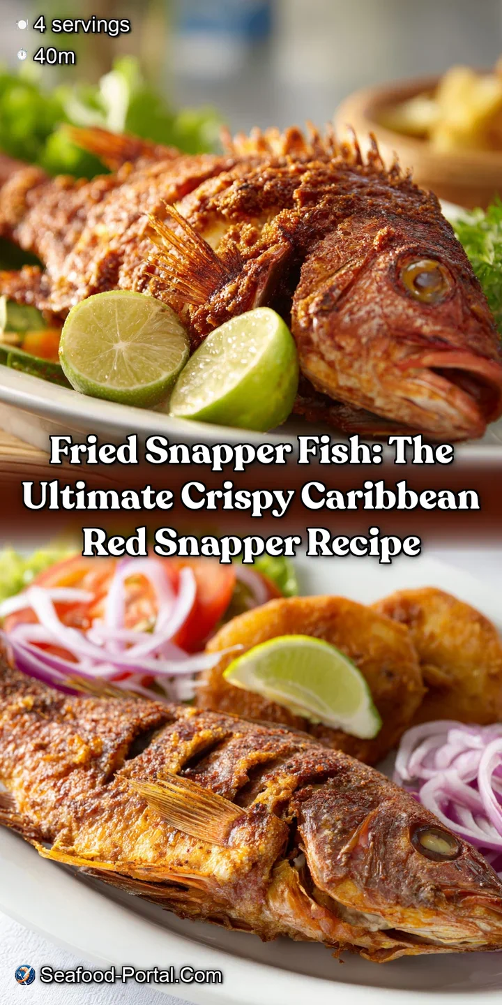 Fried Snapper Fish: The Ultimate Crispy Caribbean Red Snapper Recipe