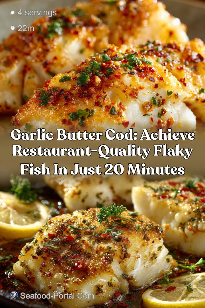 Garlic Butter Cod: Achieve Restaurant-Quality Flaky Fish in Just 20 Minutes