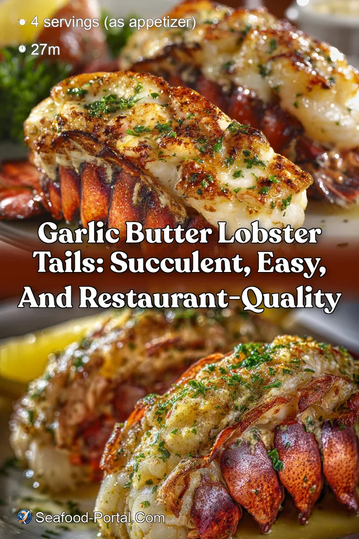 Garlic Butter Lobster Tails: Succulent Easy and Restaurant-Quality