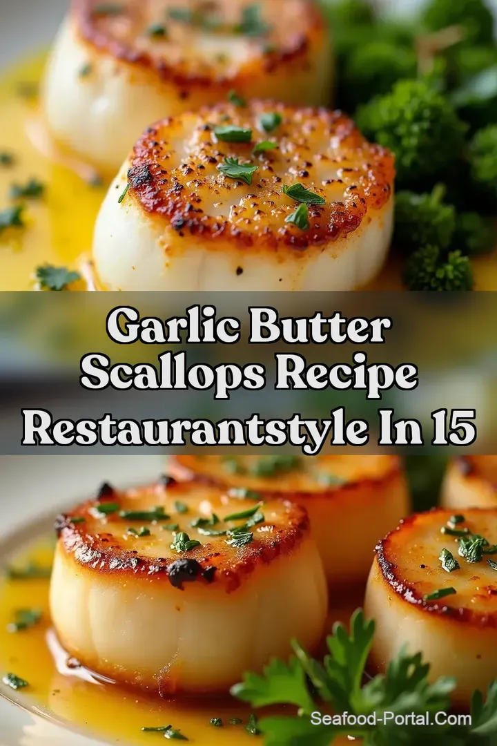 Garlic Butter Scallops Recipe RestaurantStyle in 15