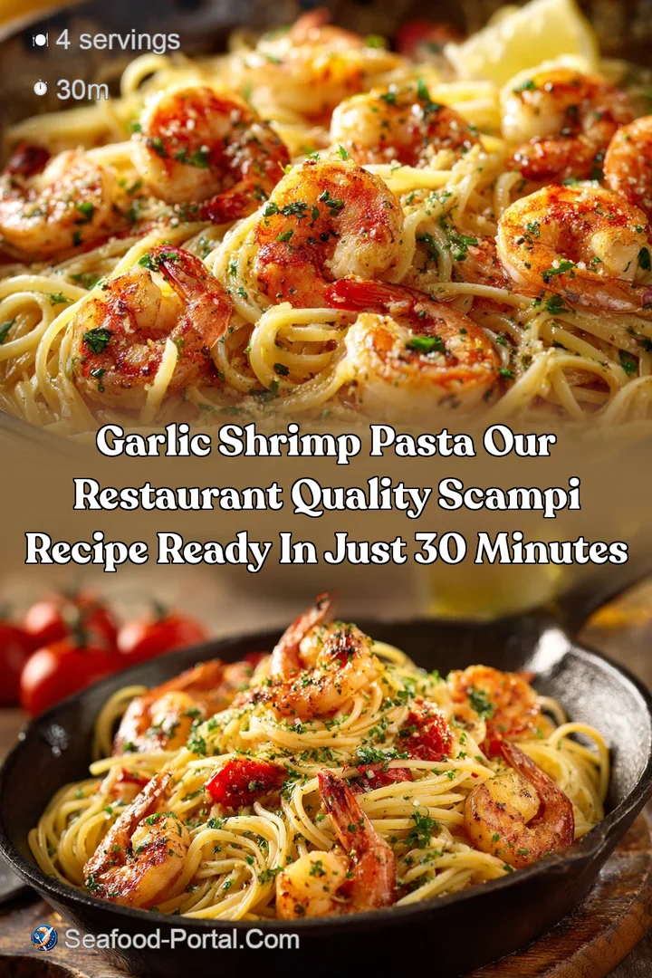 Garlic Shrimp Pasta Our Restaurant Quality Scampi Recipe Ready in Just 30 Minutes