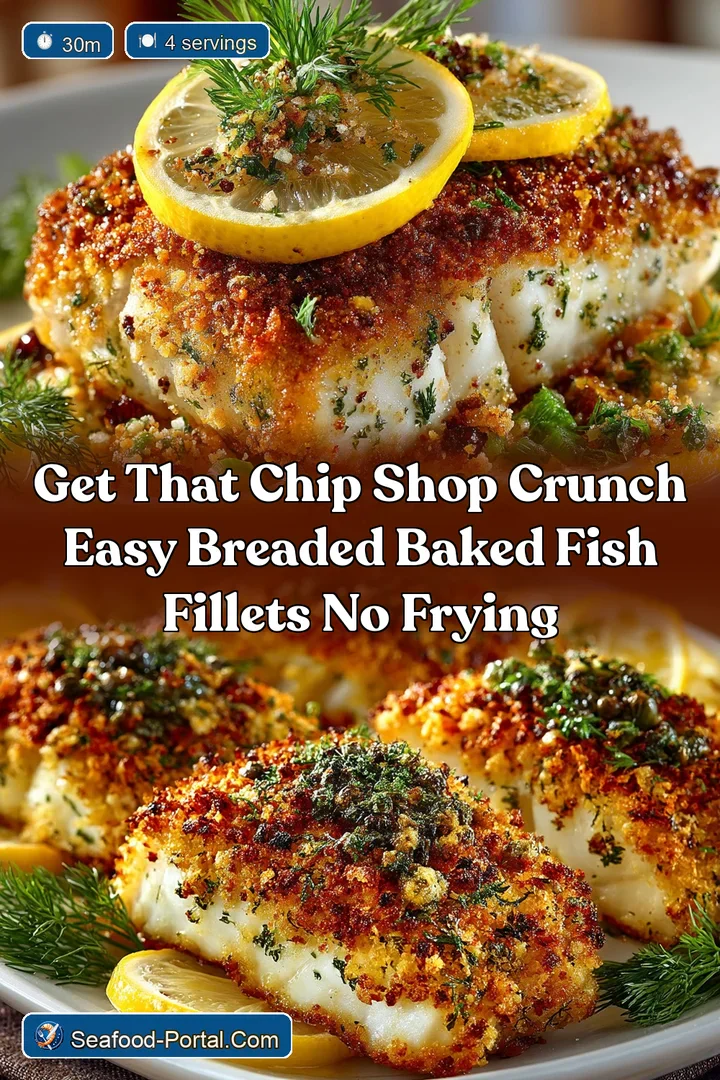 Get that Chip Shop Crunch Easy Breaded Baked Fish Fillets No Frying