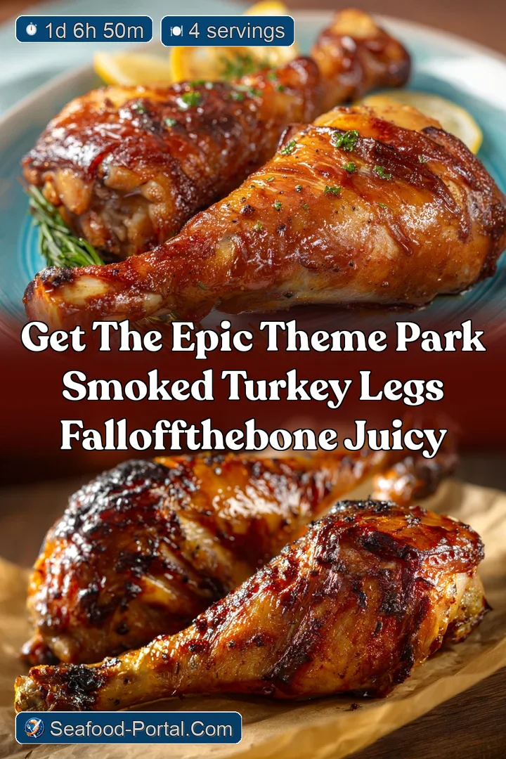 Get the Epic Theme Park Smoked Turkey Legs FallOffTheBone Juicy