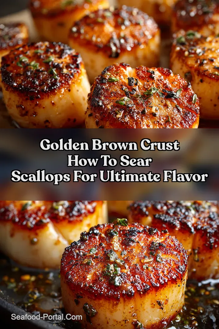 Golden Brown Crust How to Sear Scallops for Ultimate Flavor