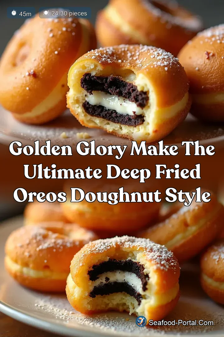 Golden Glory Make the Ultimate Deep Fried Oreos Doughnut Style