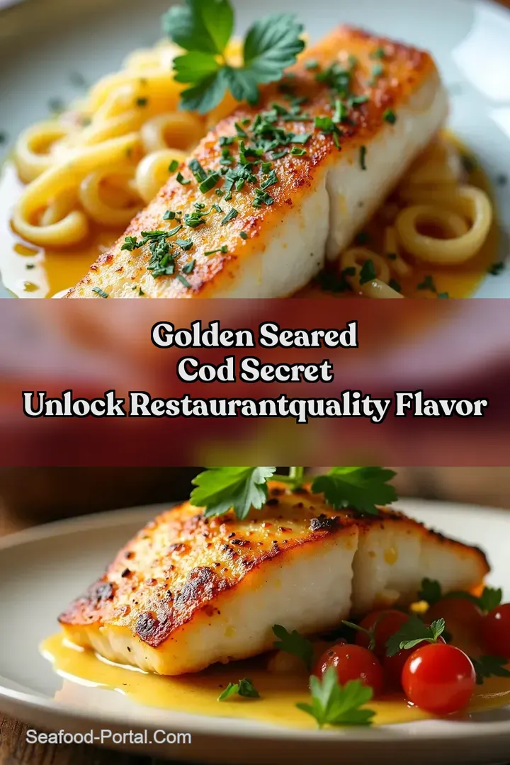 Golden Seared Cod Secret Unlock RestaurantQuality Flavor