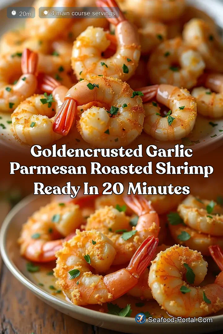 GoldenCrusted Garlic Parmesan Roasted Shrimp Ready in 20 Minutes