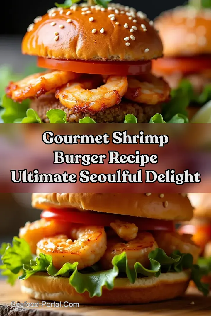 Gourmet Shrimp Burger Recipe Ultimate Seoulful Delight