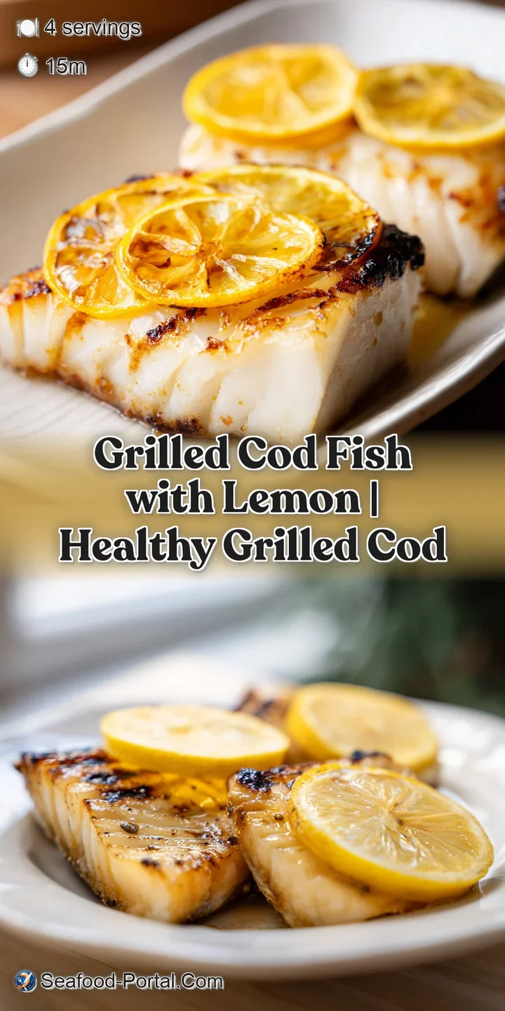 Close-up of glistening, flaky white fish with sear marks and a zesty squeeze of bright yellow lemon juice.