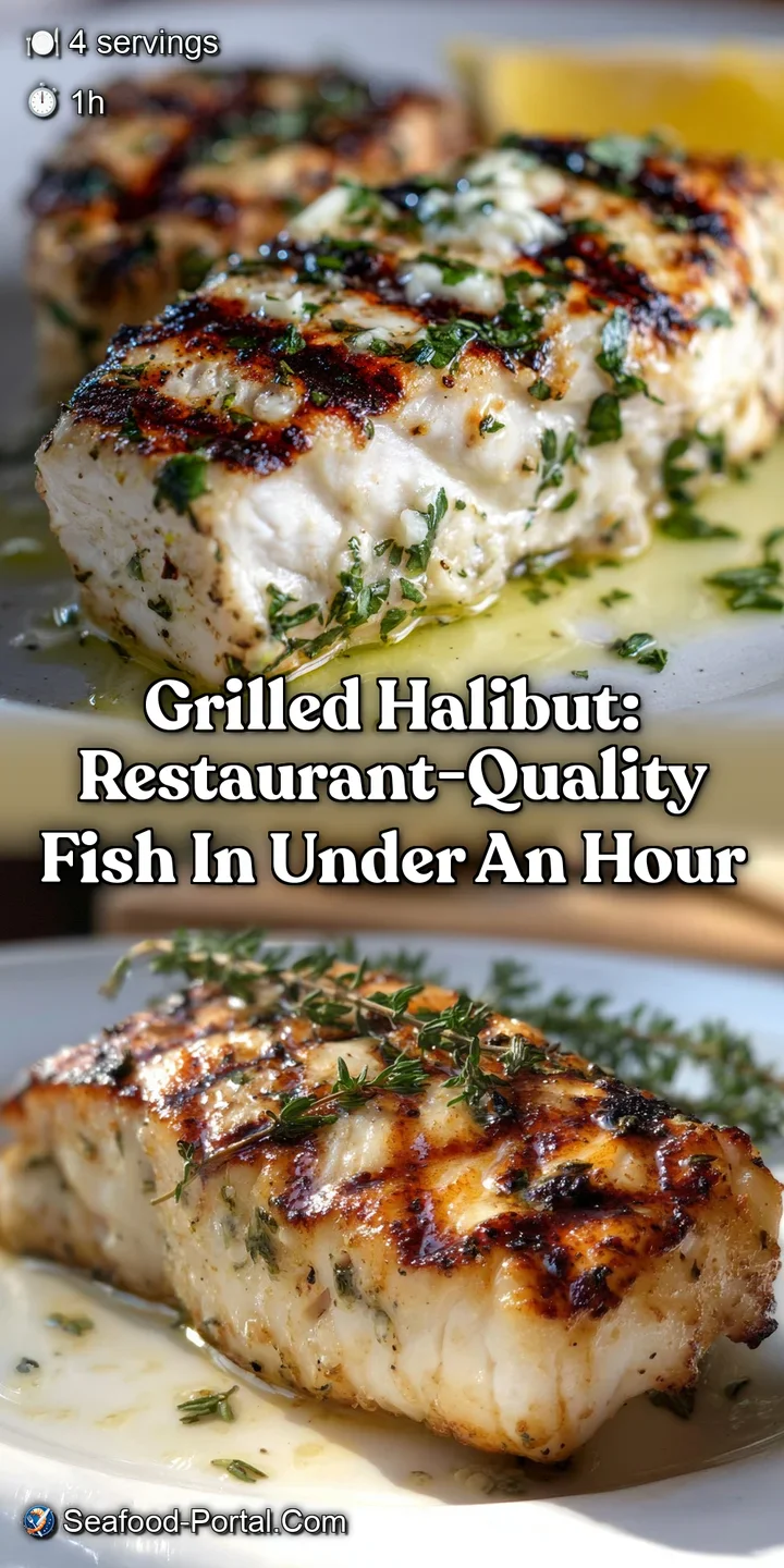 Grilled Halibut: Restaurant-Quality Fish in Under an Hour