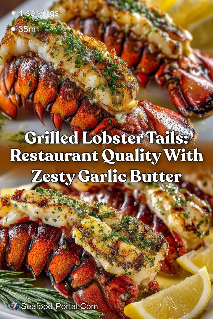 Grilled Lobster Tails: Restaurant Quality with Zesty Garlic Butter