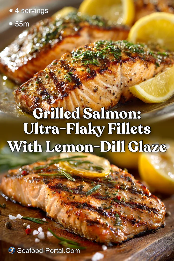 Grilled Salmon: Ultra-Flaky Fillets with Lemon-Dill Glaze