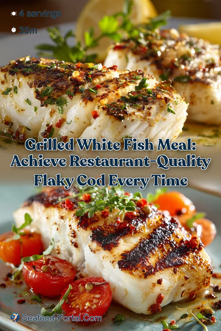Grilled White Fish Meal: Achieve Restaurant-Quality Flaky Cod Every Time
