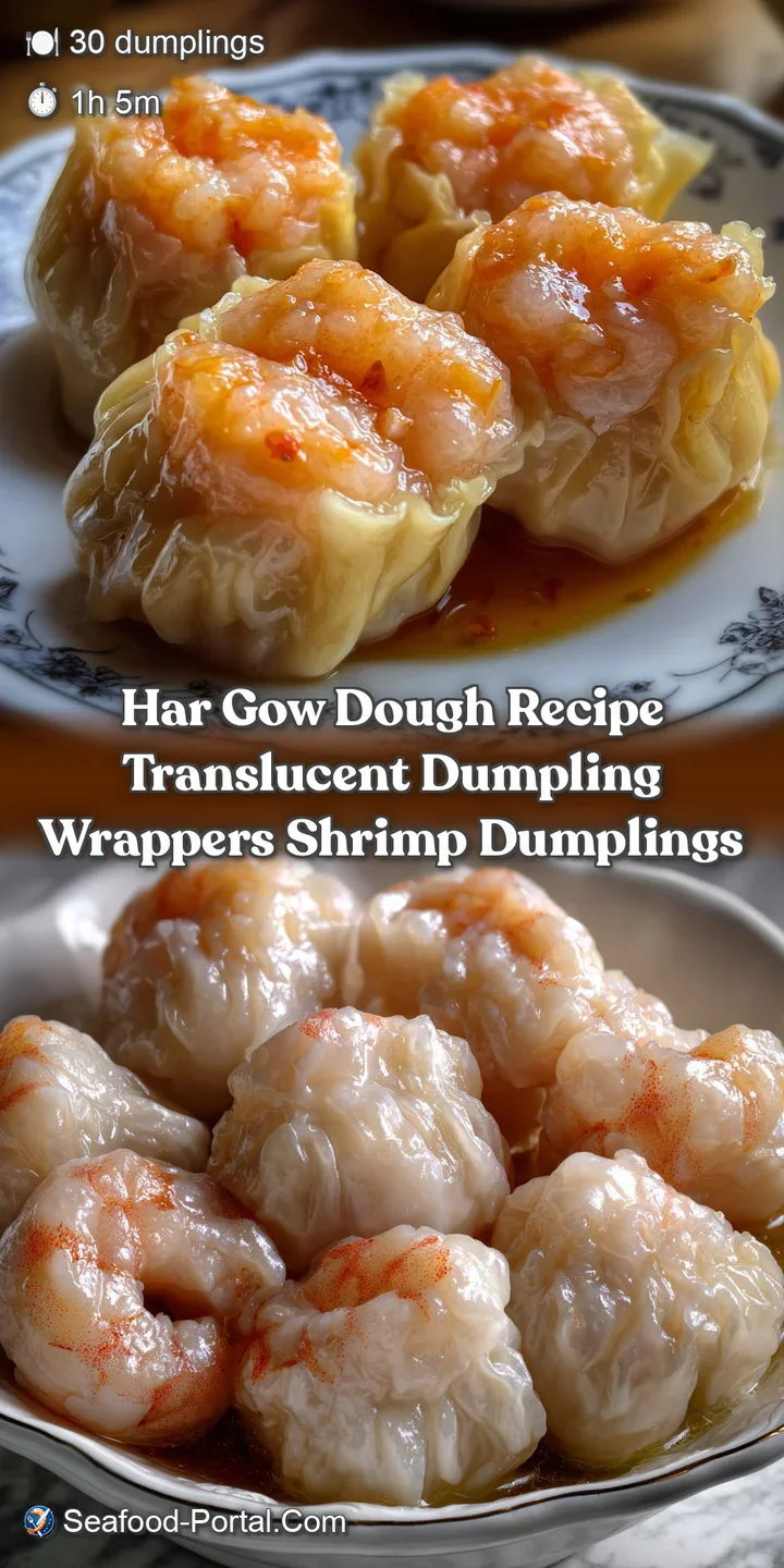 Har Gow Dough Recipe Translucent Dumpling Wrappers Shrimp Dumplings