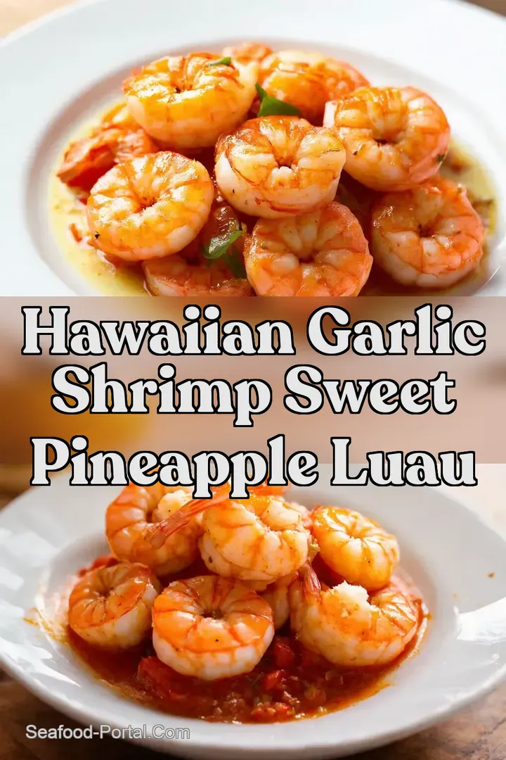Hawaiian Garlic Shrimp Sweet Pineapple Luau