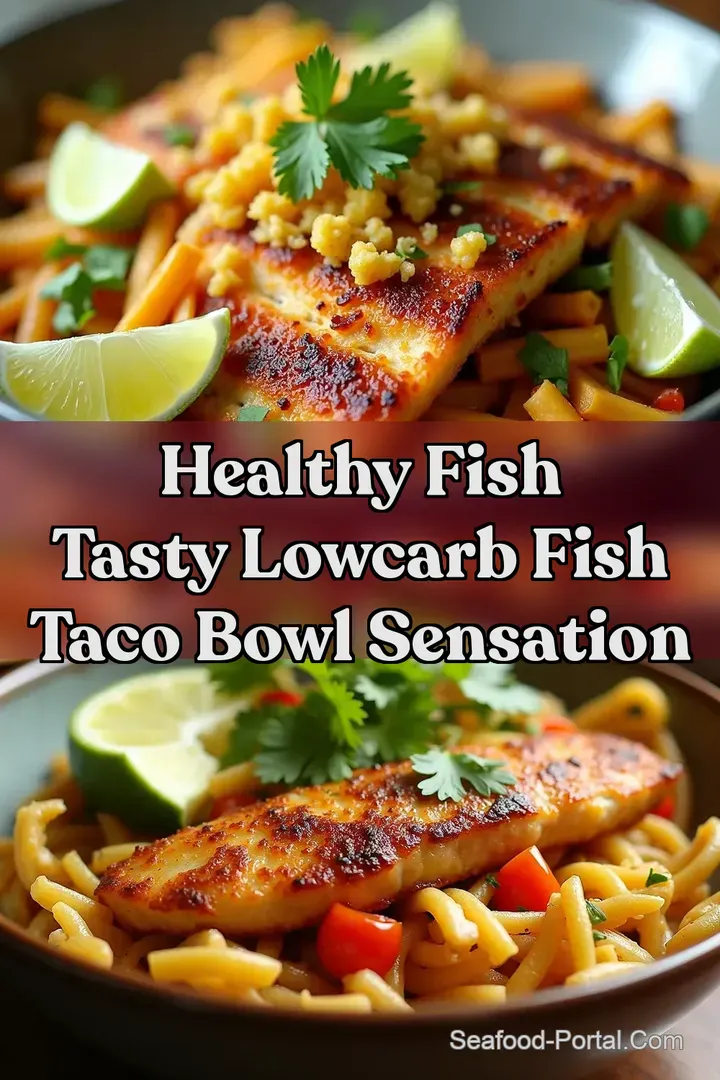 Healthy Fish Tasty LowCarb Fish Taco Bowl Sensation