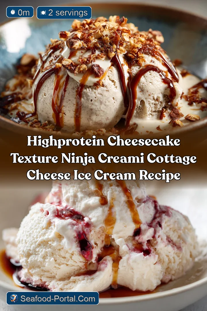 HighProtein Cheesecake Texture Ninja Creami Cottage Cheese Ice Cream Recipe