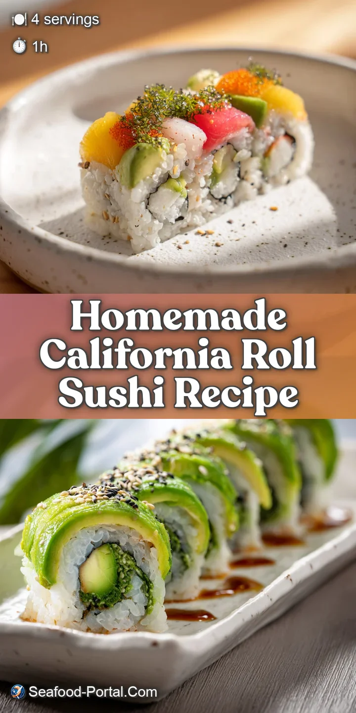 Close-up of a California roll, highlighting the creamy avocado, crisp cucumber, and delicate textures of the seaweed wrap.