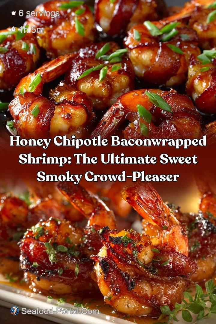 Honey Chipotle BaconWrapped Shrimp: The Ultimate Sweet Smoky Crowd-Pleaser