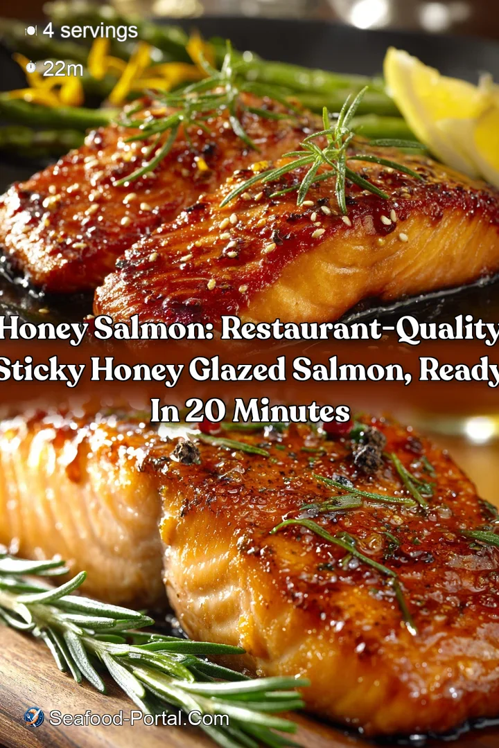 Honey Salmon: Restaurant-Quality Sticky Honey Glazed Salmon Ready in 20 Minutes