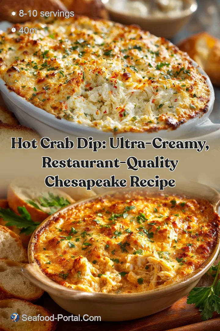 Hot Crab Dip: Ultra-Creamy Restaurant-Quality Chesapeake Recipe