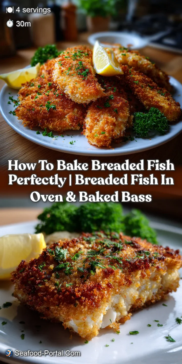 How to Bake Breaded Fish Perfectly | Breaded Fish In Oven & Baked Bass