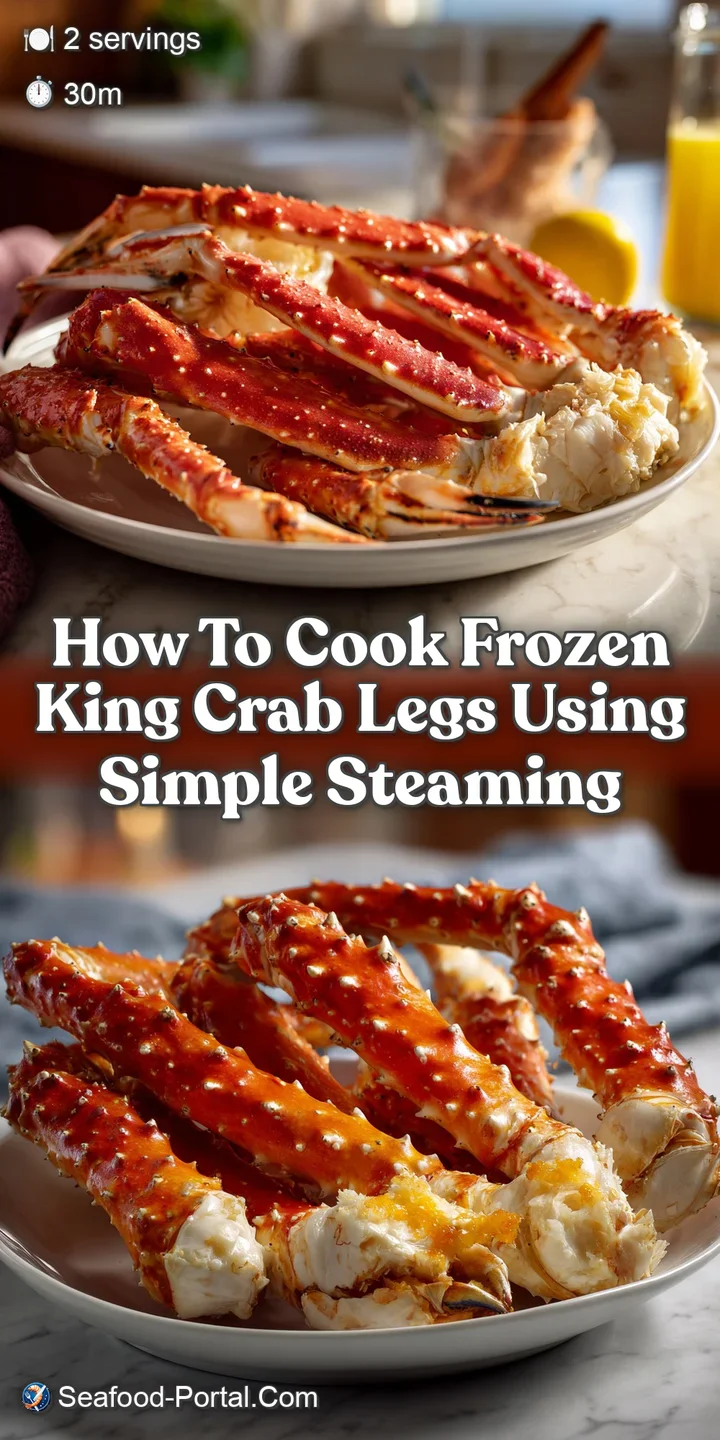 How to Cook Frozen King Crab Legs Using Simple Steaming