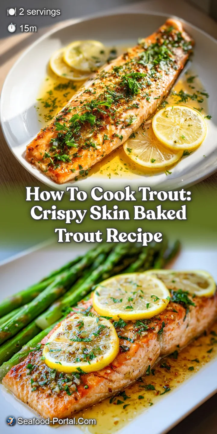 Close-up of perfectly cooked trout: moist, flaky, and seasoned, herbs visible, ready to eat.