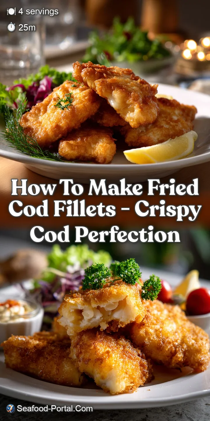How to Make Fried Cod Fillets - Crispy Cod Perfection
