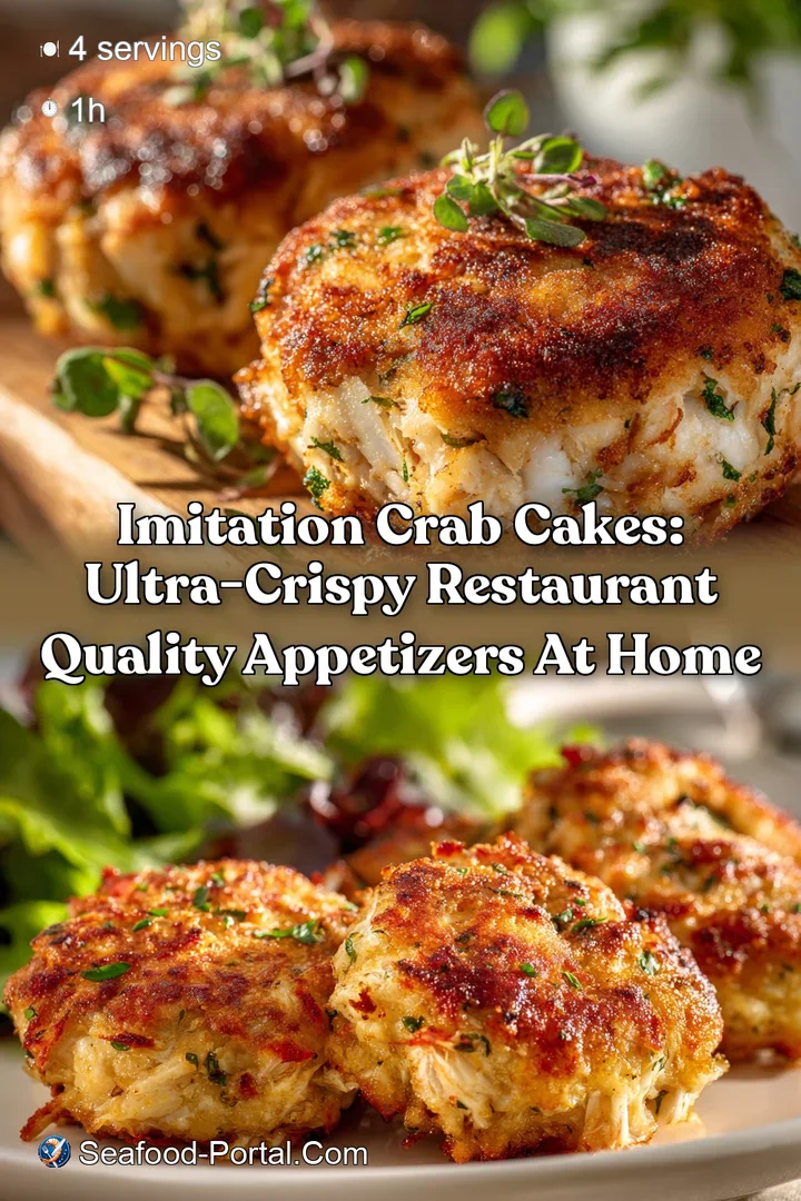 Imitation Crab Cakes: Ultra-Crispy Restaurant Quality Appetizers At Home