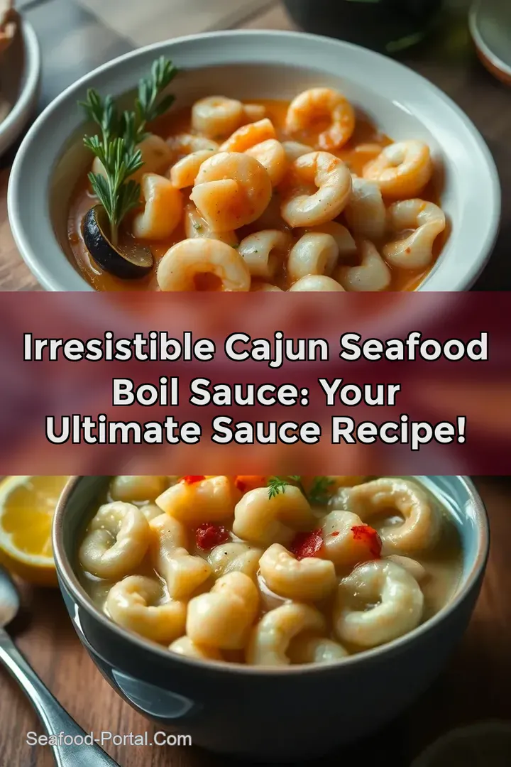 Irresistible Cajun Seafood Boil Sauce: Your Ultimate Sauce Recipe!