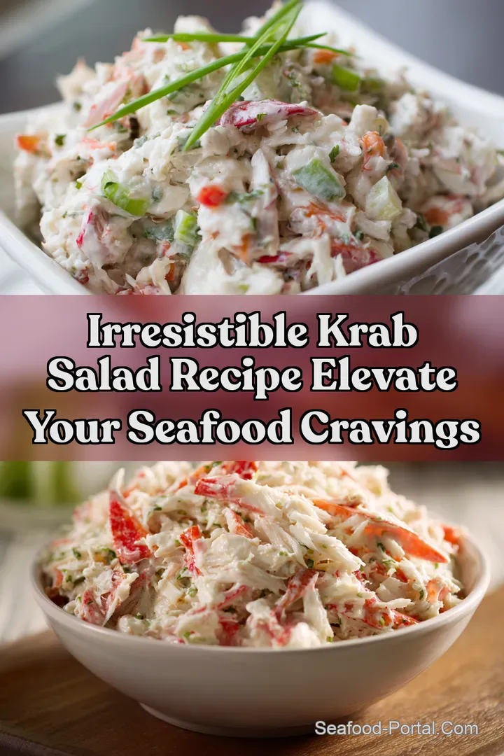 Irresistible Krab Salad Recipe Elevate Your Seafood Cravings