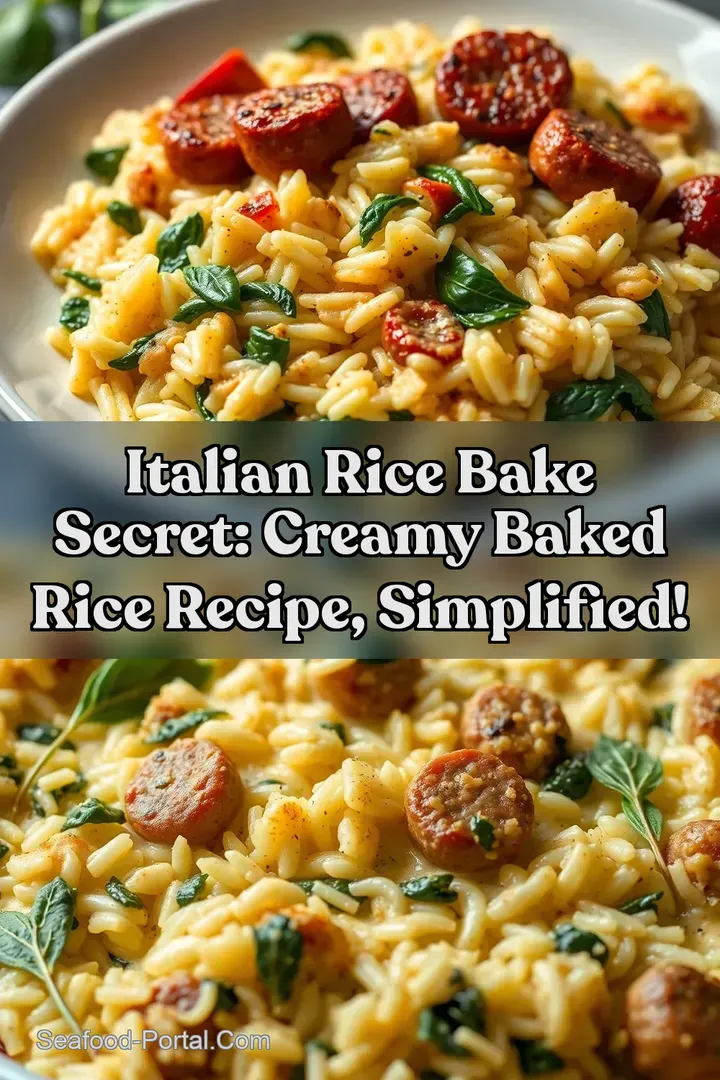 Italian Rice Bake Secret: Creamy Baked Rice Recipe Simplified!