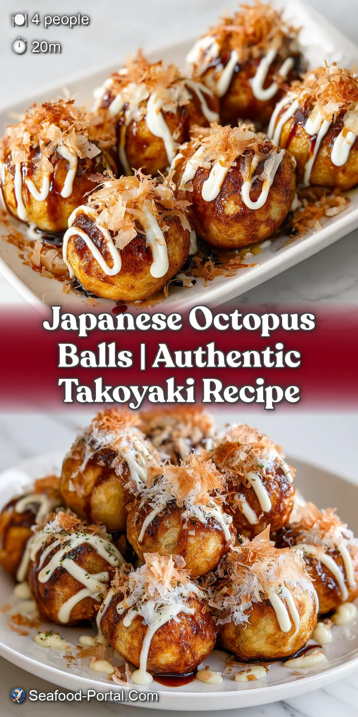 Close-up of a crispy golden sphere with a drizzle of mahogany sauce and a dollop of creamy white mayonnaise.