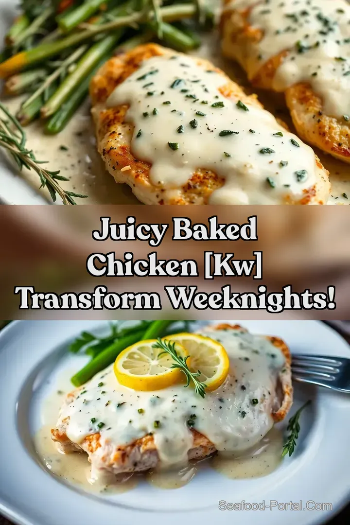 Juicy Baked Chicken [kw] Transform Weeknights!