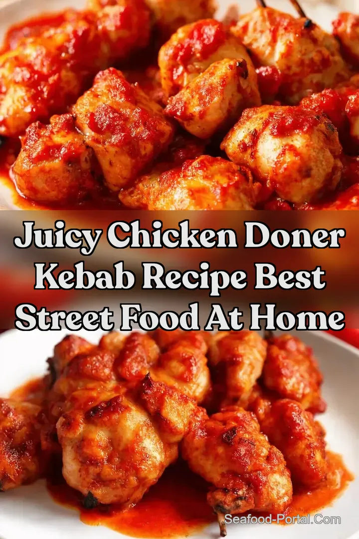 Juicy Chicken Doner Kebab Recipe Best Street Food at Home