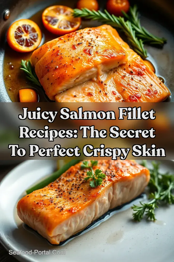 Juicy Salmon Fillet Recipes: The Secret to Perfect Crispy Skin : PIN FOR LATER Juicy Salmon Fillet Recipes: The Secret to Perfect Crispy Skin