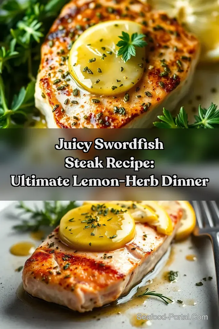Juicy swordfish steak recipe: Ultimate Lemon-Herb Dinner