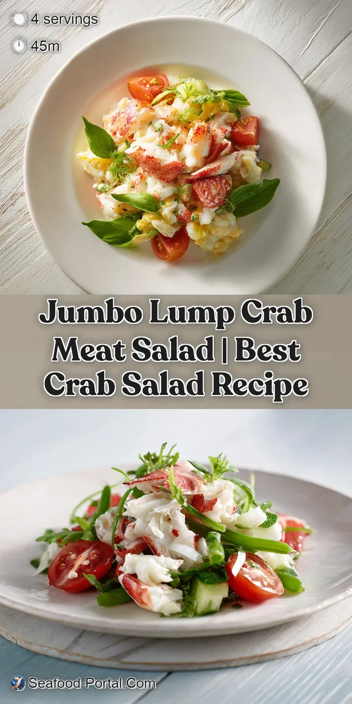 Close-up of plump, delicate jumbo lump crab meat, highlighting its sweet, moist texture against a backdrop of fresh dill.