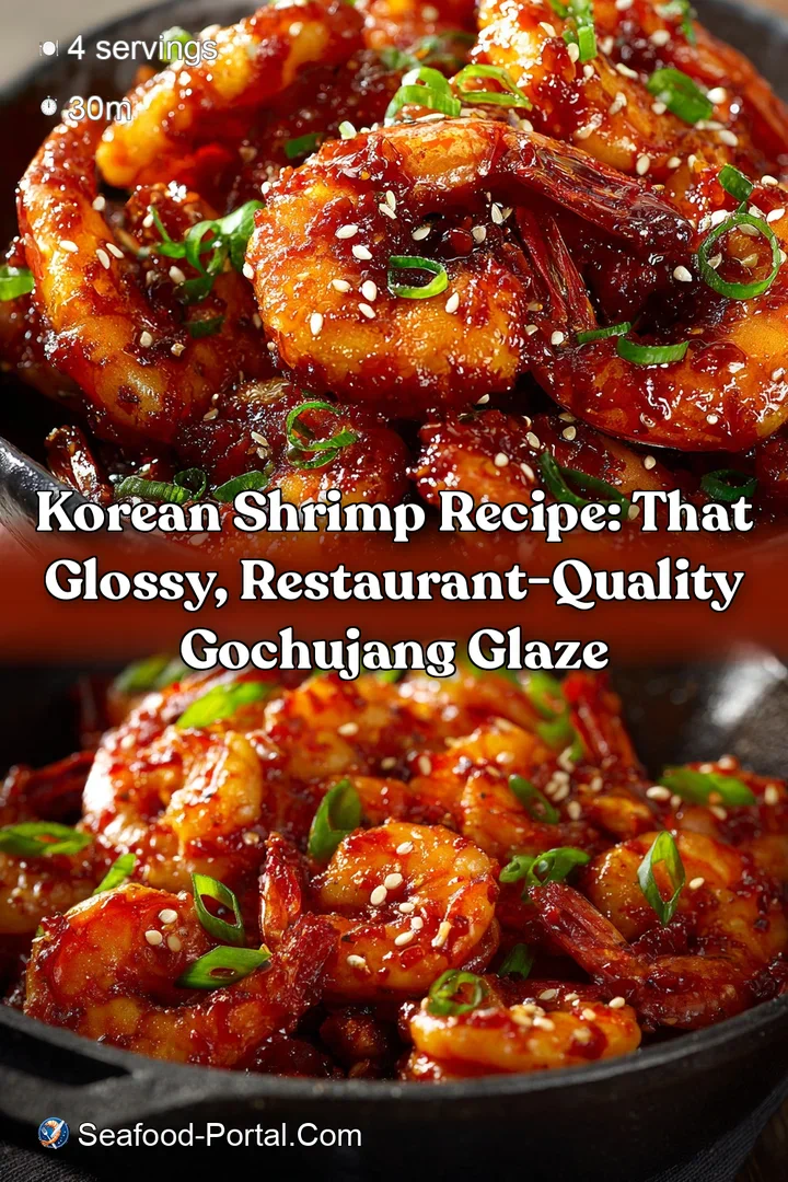 Korean Shrimp Recipe: That Glossy Restaurant-Quality Gochujang Glaze