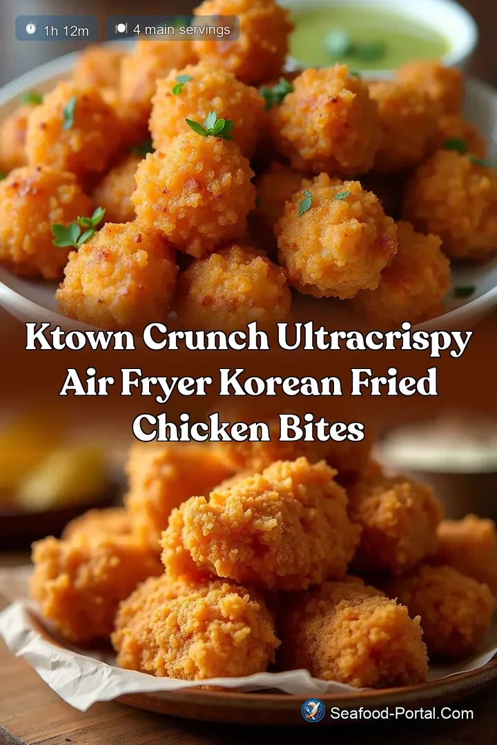 KTown Crunch UltraCrispy Air Fryer Korean Fried Chicken Bites