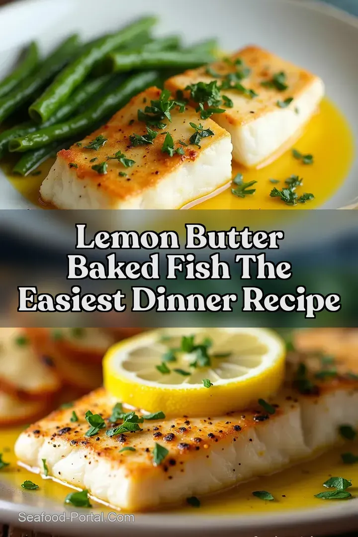 Lemon Butter Baked Fish The Easiest Dinner Recipe