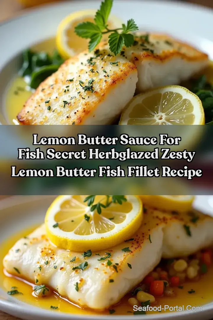 Lemon Butter Sauce for Fish Secret HerbGlazed Zesty Lemon Butter Fish Fillet Recipe