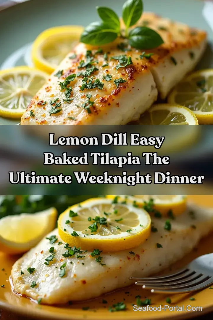 Lemon Dill Easy Baked Tilapia The Ultimate Weeknight Dinner