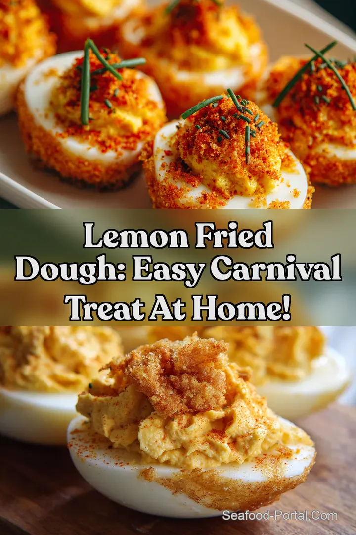 Lemon Fried Dough: Easy Carnival Treat At Home! : PIN FOR LATER Lemon Fried Dough: Easy Carnival Treat At Home!