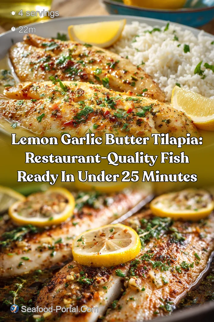 Lemon Garlic Butter Tilapia: Restaurant-Quality Fish Ready in Under 25 Minutes