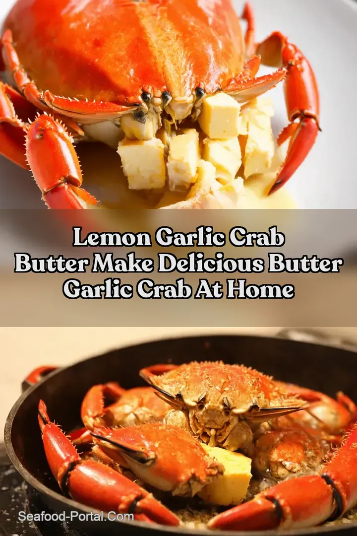 Lemon Garlic Crab Butter Make Delicious Butter Garlic Crab At Home