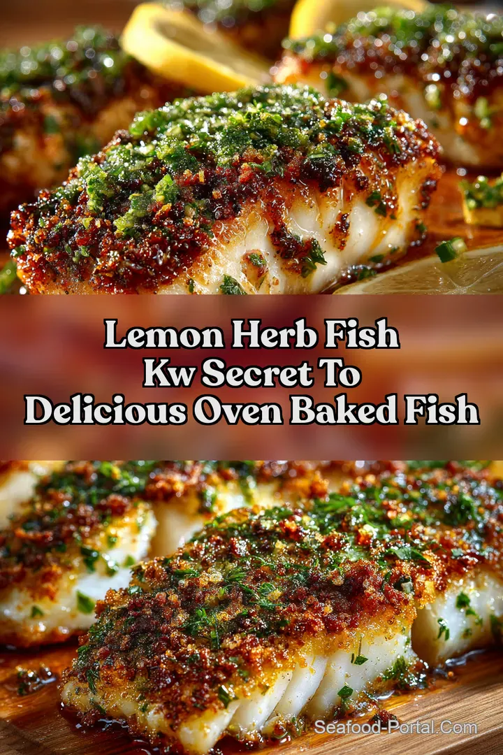 Lemon Herb Fish kw Secret to Delicious Oven Baked Fish