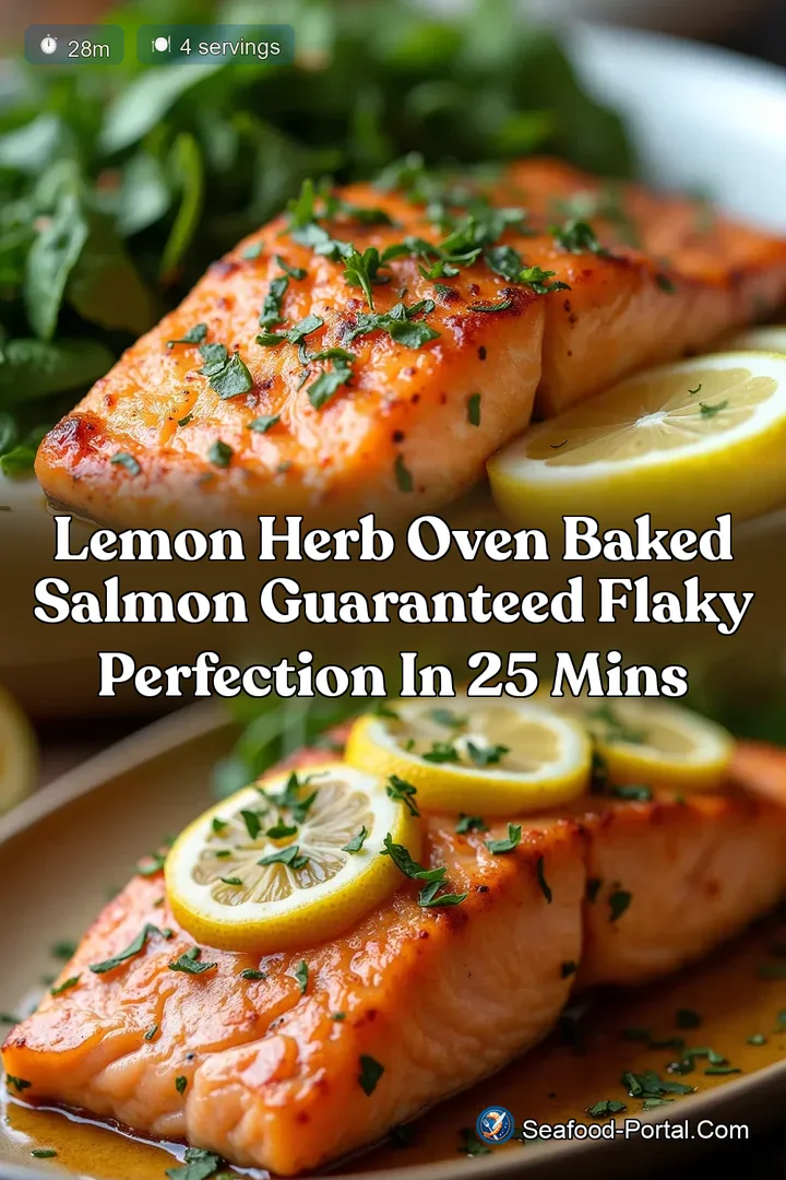 Lemon Herb Oven Baked Salmon Guaranteed Flaky Perfection in 25 Mins