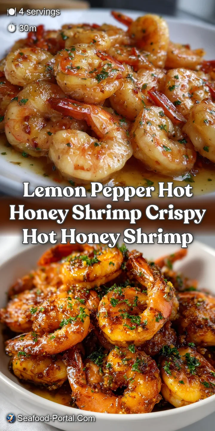 Lemon Pepper Hot Honey Shrimp Crispy Hot Honey Shrimp